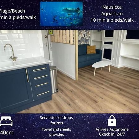 Le Bluemoon, Studio De Charme Refait A Neuf Boulogne-sur-Mer Exterior foto